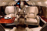 Hawker 600 interior photo