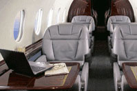 Hawker 4000 interior photo