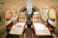 King Air 100 interior photo